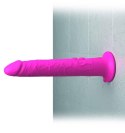 Długie dildo z grubą końcówką i przyssawką 19 cm