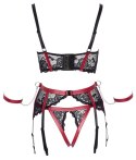 Shelf Bra Set black/red M