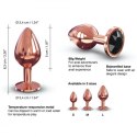 Ozdobny korek analny metal dorcel diamond plug 8cm