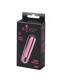 Wibrator-Rechargeable vibrating Bullet Indeep Magenta