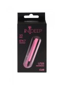 Wibrator-Rechargeable vibrating Bullet Indeep Magenta