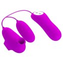 PRETTY LOVE - SUCTION & VIBRO-BULLETS, 12 vibration functions 12 sucking functions