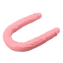 Podwójne realistyczne dildo waginalne analne 51cm