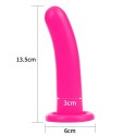 Silikonowe dildo do strap-ona sex analny różowe