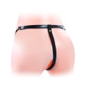 Gumowy strap-on sex analny żylasty trzon 18 cm