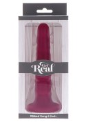 Dildo do uprzęży strap-on żebrowane erotyka 15cm