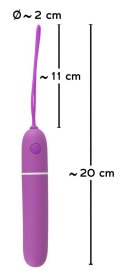 Mały wibrator mini masażer pilot sex 11cm 7 trybów