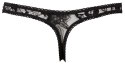 Crotchless String black XL