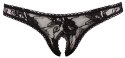 Crotchless String black XL