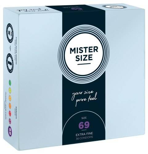 Mister Size 69mm pack of 36