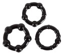 Cock Rings Set "Get Hard" schw