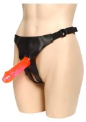 Idealne dildo do strap-ona silikonowe gładkie 18cm