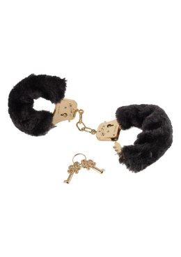 Kajdanki-FF GOLD DELUXE FURRY CUFFS