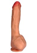 Dildo penis z cyberskóry naturalny 7trybów 25cm