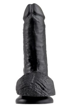 Dildo-cock 7 inch w/ balls black