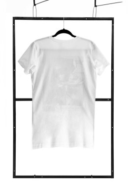 T-shirt men white L regular