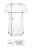 T-shirt men white S fashion