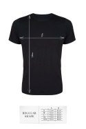 T-shirt men black XXL regular