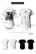 T-shirt men white M fashion