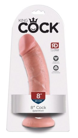 King Cock 8 inch Skin-coloured